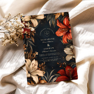 Invitation Mariage Romantique Baroque