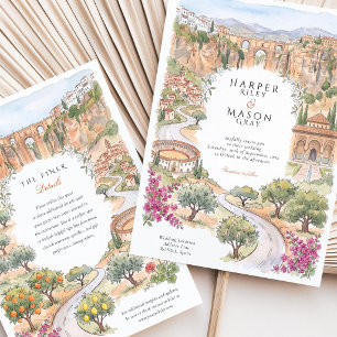 Invitation Mariage Ronda Puente Nuevo Gorge Plaza de Toros