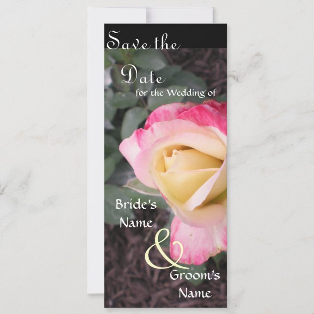 Invitation Mariage rose (Devant)