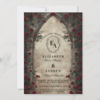 Mariage Rose d'arcade sombre