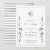 Mariage rose de boussole nautique