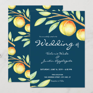Invitation Mariage Rustic Watercolor Sweaches