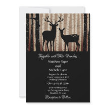 Mariage rustique de bois de cerfs et d'Aspen