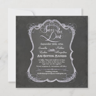 Invitation Mariage rustique de la feuille typographique