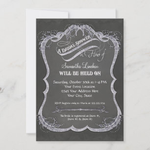 Invitation Mariage rustique de la feuille typographique