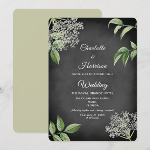 Invitation Mariage Rustique Elegant Baby's Breath Flowers