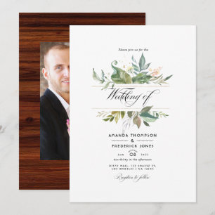 Invitation Mariage rustique en grange dans un cadre champêtre
