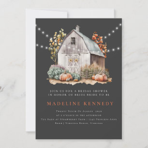 Invitation Mariage rustique Lumière de la grange Photo Enregi