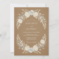 Mariage rustique serein en grès
