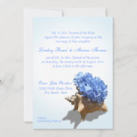 Mariage Seashore Hydrangea et Shell