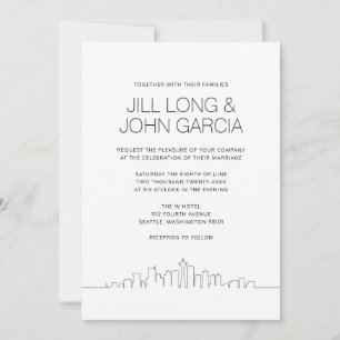 Invitation Mariage Seattle