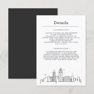 Invitation Mariage Seattle   Détails de l'invité