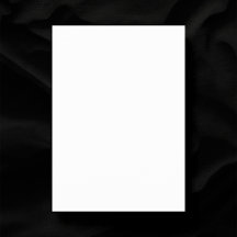 Mariage semi-brillant de 5 po x 7 po blanc vierge 