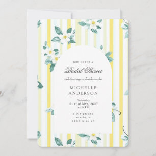 Invitation Mariage Shabby Chic Vintage Floral Fête de Mariée