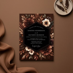 Invitation Mariage Sienne Humeur Fleurie