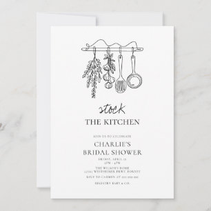 Invitation Mariage Simple Cuisine Moderne