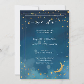 Invitation Mariage sous les étoiles