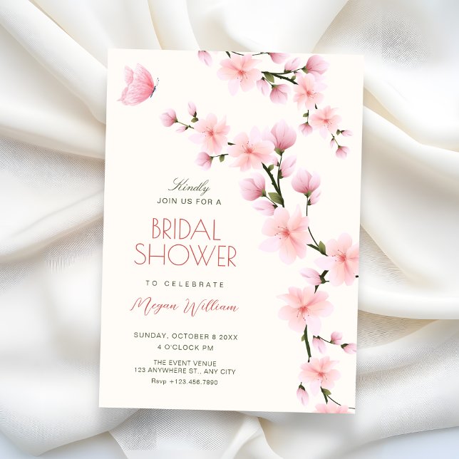 Invitation Mariage sous les fleurs de cerisier (Créateur téléchargé)