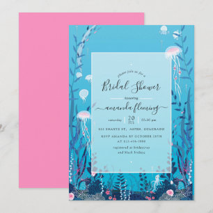 Invitation Mariage sous-marin : une fête prénuptiale nautique