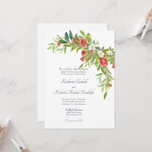 Invitation Mariage Souvenirs en Cascade