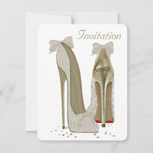 Invitation Mariage Stiletto High Heels