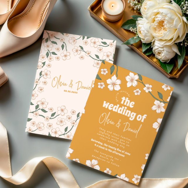 Invitation Mariage super à la moutarde (Créateur téléchargé)