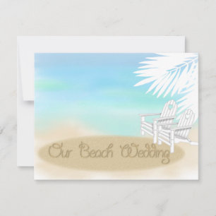 Invitation Mariage sur la Plage