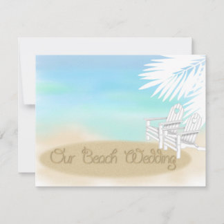 Invitation Mariage sur la Plage