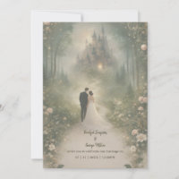 Mariage sur le chemin forestier du château de cont