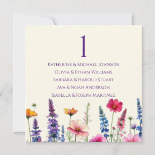 Invitation Mariage - Symphonie Fleur sauvage
