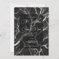 Mariage Tendance Marbre Noir & Blanc Chic