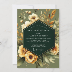 Invitation Mariage Terreux Sauge Souci