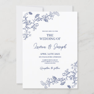 Invitation Mariage Toile