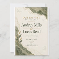 Mariage Topographique Vert Sauge