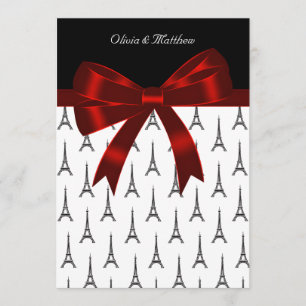 Invitation Mariage Tour Eiffel