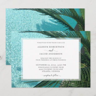 Invitation Mariage tropical