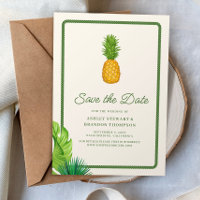 Mariage Tropical de la Côte à l'Ananas - Économise