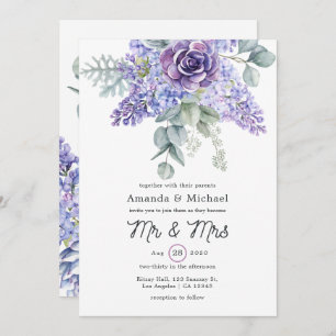 Invitation Mariage Tropical Eucalyptus Succulents