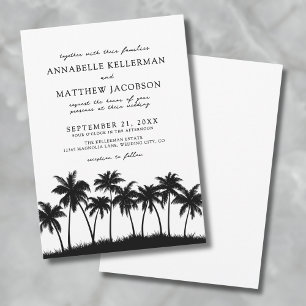Invitation Mariage Tropical sous les Palmiers