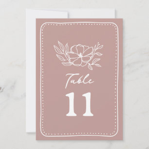 Invitation Mariage végétal rose