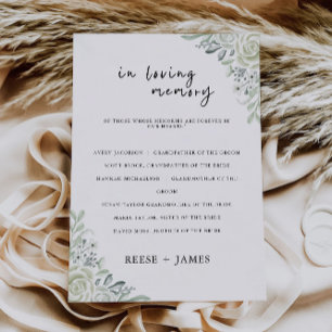 Invitation Mariage Vert Emeraude En Symbole Mémoire Amour,