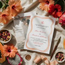 Mariage Vibrant à Hawaï avec une Bordure Ondulée d