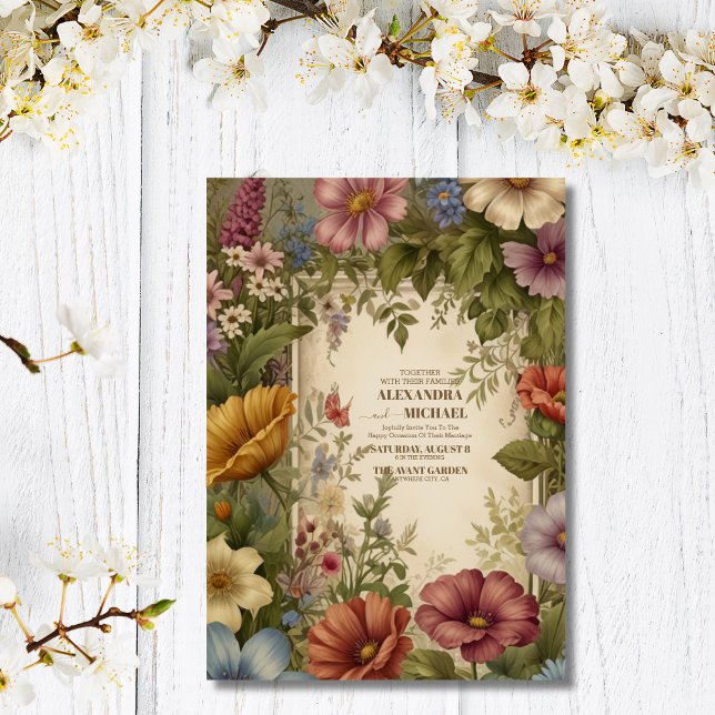 Invitation Mariage Victorian Elegance (Créateur téléchargé)