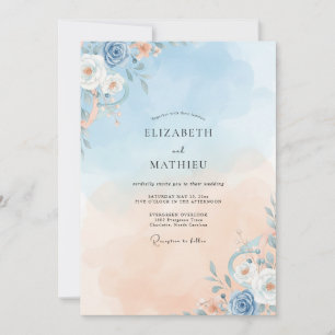 Invitation Mariage Vigne Champagne Azur