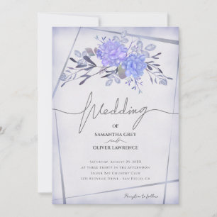 Invitation Mariage vintage d'aquarelle