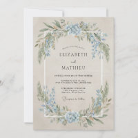 Mariage Vintage Sérénité Bleu Ciel