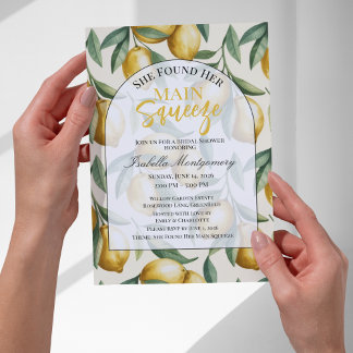 Invitation Mariage Watercolor Retro Main Squeeze