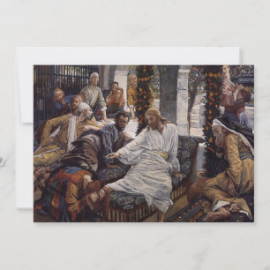 Invitation Marie lavant les pieds de Jésus