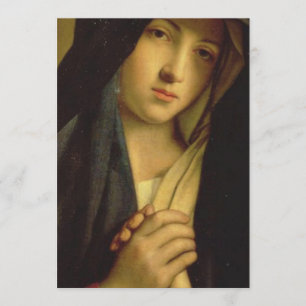 Invitation Marie Mère De Jésus - La Vierge Dans Le Chagrin