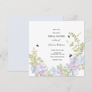 Invitation mariée à être verte élégante douche nuptiale